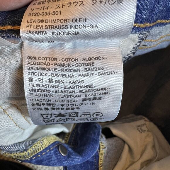 LEVI'S 501 RETRO ‘93 Style Blue Denim Jeans Size W28 L30 Women’s Men Button Fly - Picture 5 of 12